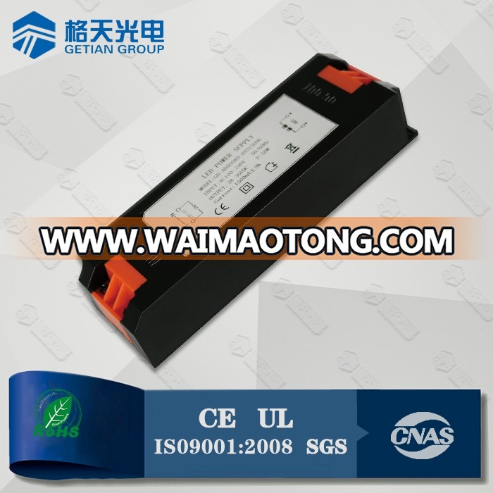 5 Years Driver Manufacturer Non-Flicker CE UL Lised 30-42V 1050mA 40W LED Driver